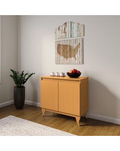 Buffet Aparador Monterrey 2 Portas Madeira Imbuia