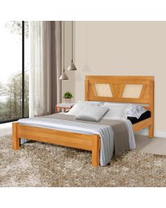 Cama de Casal Madeira Magnolia Imbuia