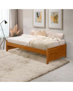 Cama Solteiro Mona Turca Gabrieli Madeira Maciça Imbuia