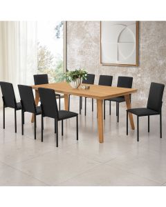 Mesa de Jantar em Madeira Maciça Millena 180cm Robusta Imbuia